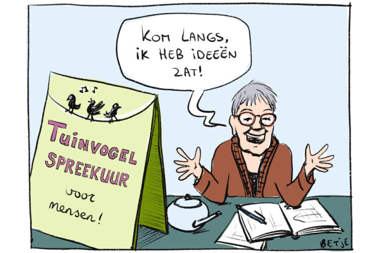 Tuinvogelspreekuur voor mensen