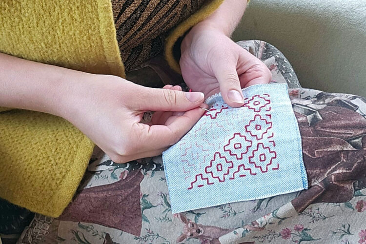 Workshop visible mending